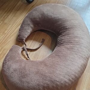 Brown Plush Neck Pillow